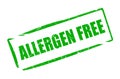 Allergen free rubber stamp