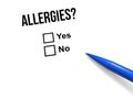 Allergies?