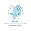 Allergy concept icon