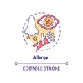 Allergy concept icon