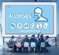 Allergy Hypersensitive Sensitivity Healthcare Infection Concept Royalty Free Stock Photo