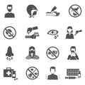 Allergy Icons Black