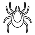 Allergy mite icon, outline style Royalty Free Stock Photo