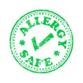 Allergy Safe Rubber Stamp
