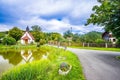 View on Allersdorf, a small village next to Goessweinstein, Frankonia Germany