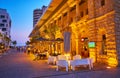 The alley along the Tigne Point mall, Sliema, Malta