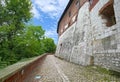 Alley of Wawel Royal Castle, Krakow, Poland Royalty Free Stock Photo