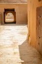 Alley with arch of the Kasbah Ait Ben Haddou in Ouarzazate, Morocco