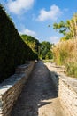 Alley in Balchik botanical garden