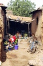 An alley in Bobo-Dioulasso Royalty Free Stock Photo