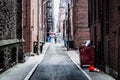 Alley in Boston, Massachusetts.