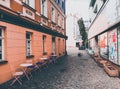 Alley of the city of Brno