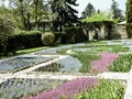 Alley in the gardens of the Balchik Palace, Dobrich province, Bulgaria.