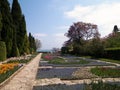 Alley in the gardens of the Balchik Palace, Dobrich province, Bulgaria