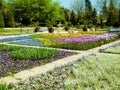 Alley in the gardens of the Balchik Palace, Dobrich province, Bulgaria