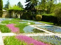 Alley in the gardens of the Balchik Palace, Dobrich province, Bulgaria