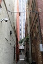 Alley between historial buildings