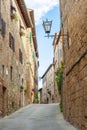 Historical village Pienza in Tuscany, Italy Royalty Free Stock Photo