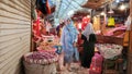 an alley inside pabean traditional market