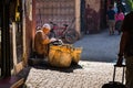 In the alley of Marrakech Medina