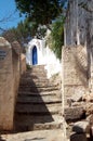 Alley in a mediterranean village Royalty Free Stock Photo