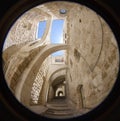 An alley in the old city in Jerusalem. Royalty Free Stock Photo