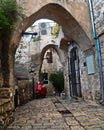 Alley in old Jaffa Royalty Free Stock Photo