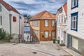 Alley in the old part of the port of Stavanger