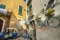 Alley in the old town of Monopoli Puglia Italy Royalty Free Stock Photo