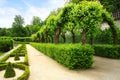 Alley Park in the Wurzburger Residenze. Germany Royalty Free Stock Photo