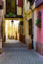 Alley in Petite-France in Strasbourg, Traditional colorful houses in La Petite France Strasbourg, Alsace, France Royalty Free Stock Photo