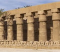 Alley of the ram-headed Sphinxes. Karnak Temple. Luxor, Egypt.