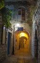 Alley in Safed Royalty Free Stock Photo