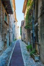 Alley in Saint-Paul-de-Vence, Provence, France Royalty Free Stock Photo