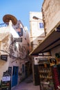 Alley in the souks of Essaouira, Morocco