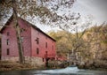 Alley spring mill house Royalty Free Stock Photo