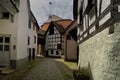 Alley in Staufen im Breisgau Schwarzwald germany
