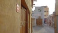 Alley and traditional houses in Muharraq, Bahrain Royalty Free Stock Photo