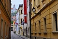 A alley view of Bratislava Castle, Bratislava, Slovakia.