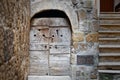 Alley in village of Pitigliano, Tuscany, Italy Royalty Free Stock Photo