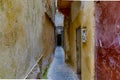 Alley Way in Fez Medina Royalty Free Stock Photo