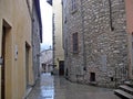 Alleys of Bobbio, Province of Piacenza in Emilia-Romagna, northern Italy