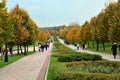 Neat, well-groomed alleys of the estate in Tsaritsyno attract many vacationers.