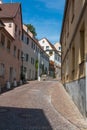 In the alleys of Harburg in Swabia, Bavaria, Germany