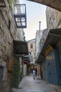 The Alleys in Old City of Jerusalem, Israel Royalty Free Stock Photo