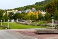 Alleys in the park in Marianske Lazne