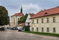 Alleys of Prague. Strahov monastery surroundings