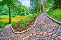 The alleys in Sofiyivsky Park, Uman, Ukraine Royalty Free Stock Photo