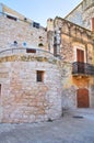 Alleyway. Bitritto. Puglia. Italy. Royalty Free Stock Photo