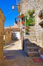 Alleyway. Cancellara. Basilicata. Italy. Royalty Free Stock Photo